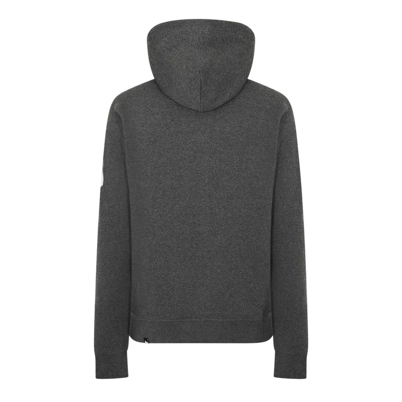 Charcoal - Back - Money Mens Satin Long-Sleeved Hoodie