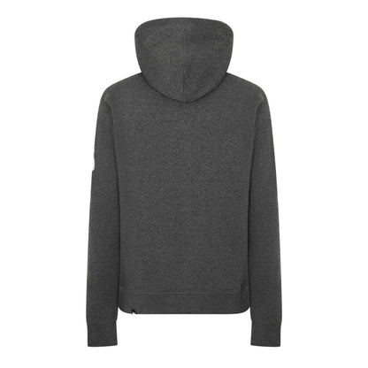 Charcoal - Back - Money Mens Satin Long-Sleeved Hoodie