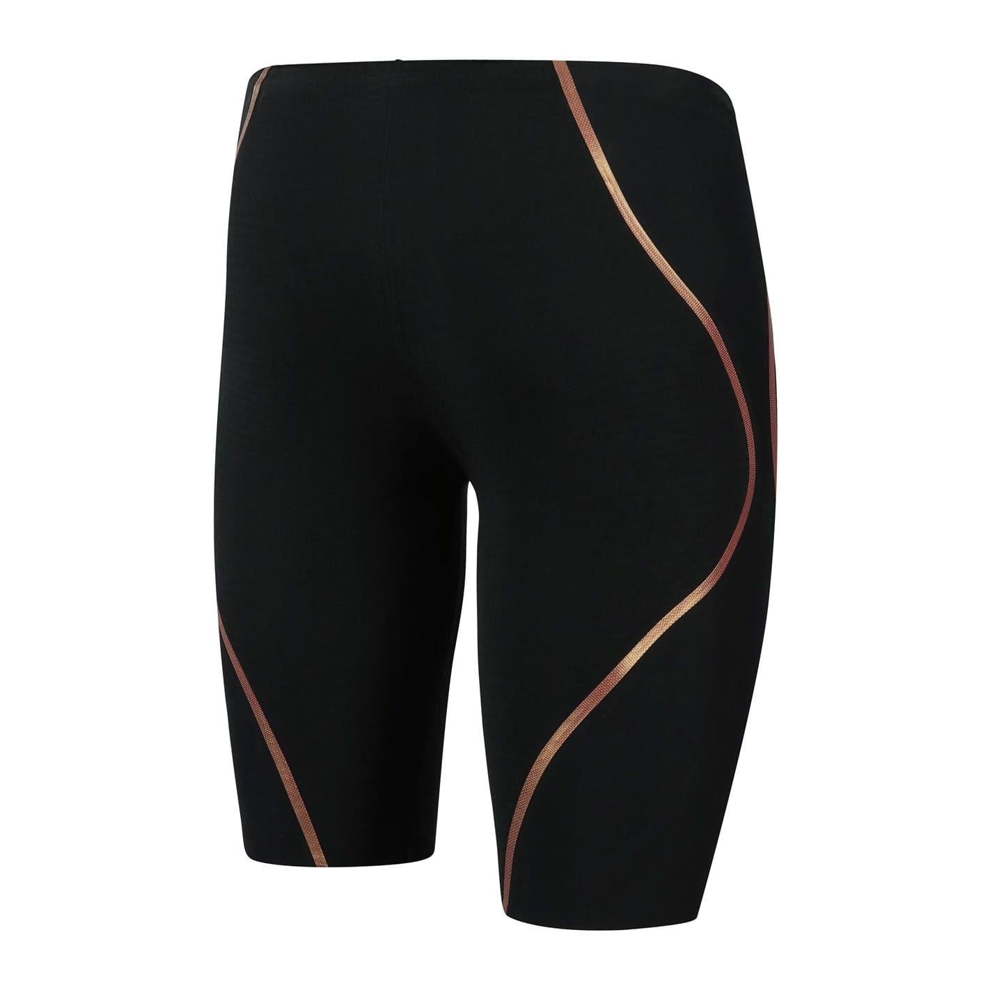 Black - Back - Speedo Mens Jammer Swimwear