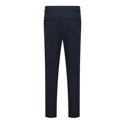 Dark Blue - Back - Boss Mens Commuter Chinos