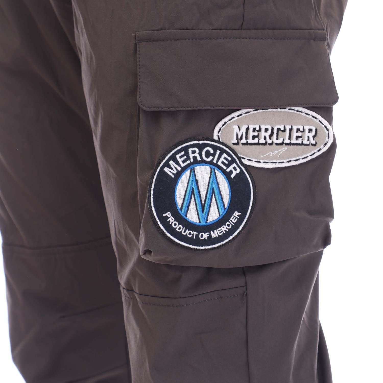 Grey - Lifestyle - Mercier Mens Badge Cargo Trousers