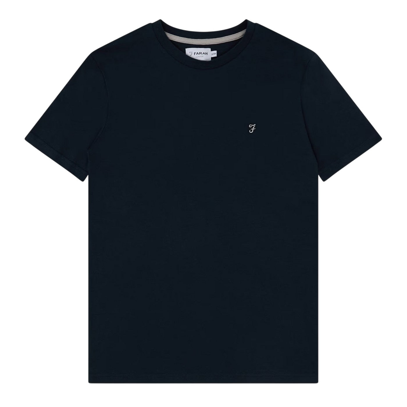 Blue - Front - Farah Childrens-Kids Jersey Crew Neck T-Shirt