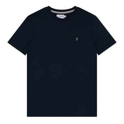 Blue - Front - Farah Childrens-Kids Jersey Crew Neck T-Shirt