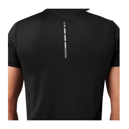 Black - Lifestyle - Nathan Mens Qualifier Crew Neck Slim T-Shirt