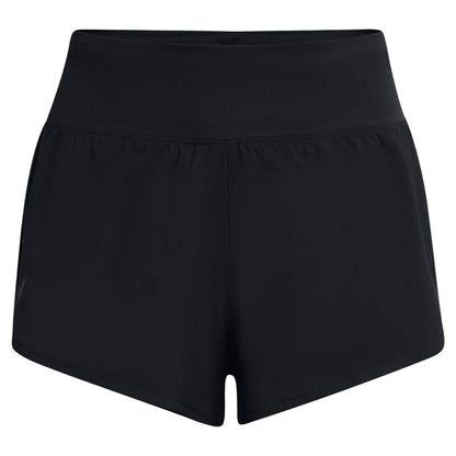 Black - Front - Under Armour Womens-Ladies Fly By Elite Shorts
