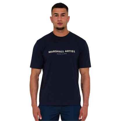 Navy - Front - Marshall Artist Mens T-Shirt