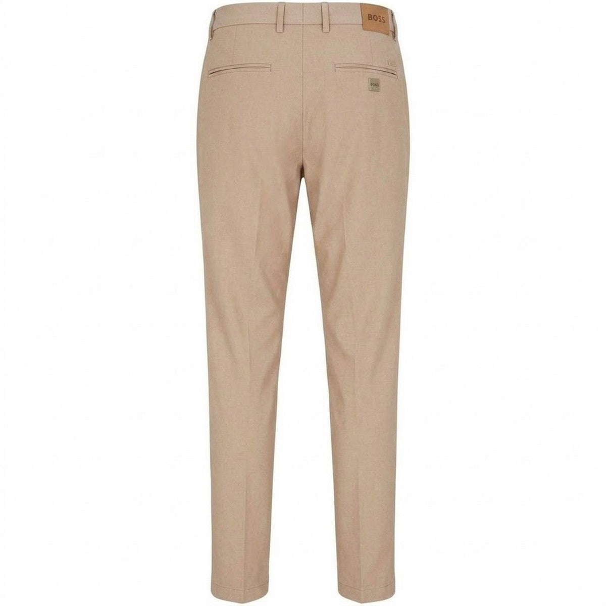 Medium Beige - Back - Boss Mens Kane Straight Chinos