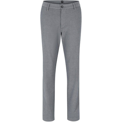 Dark Blue - Front - Boss Mens Kane Straight Chinos