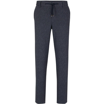 Dark Blue - Front - Boss Mens Kane Chinos