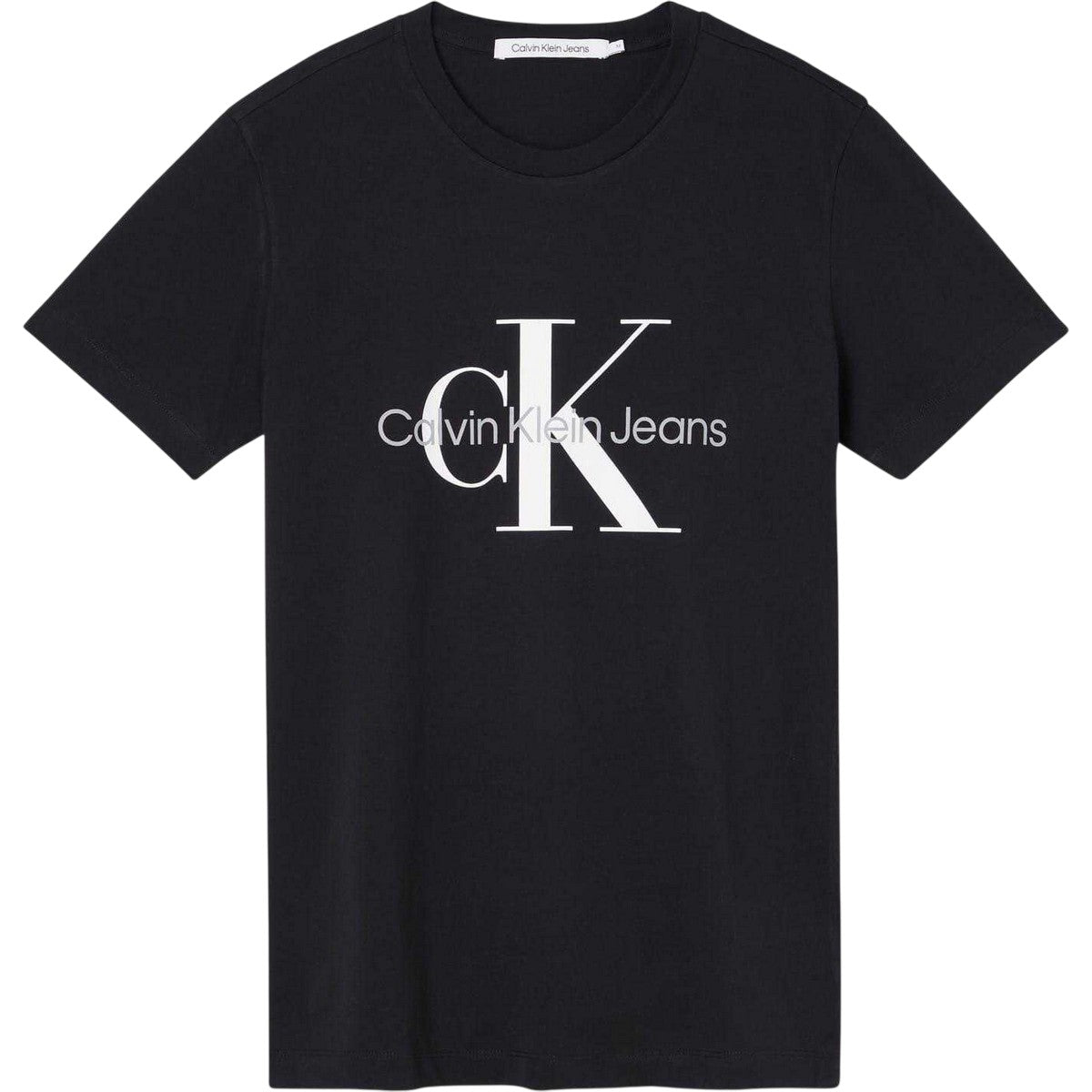 Black - Front - Calvin Klein Mens Monogram T-Shirt