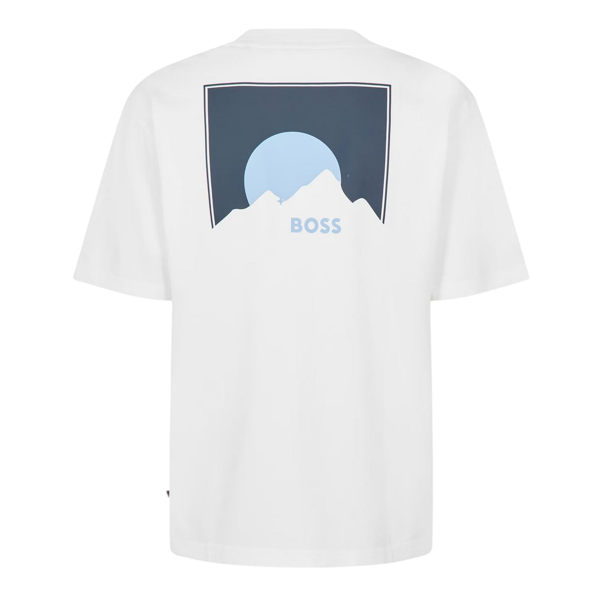 White - Back - Boss Mens HBO Move Regular T-Shirt