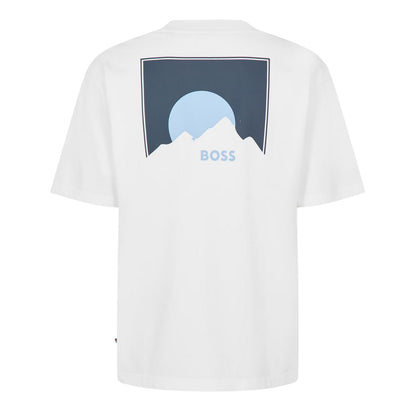 White - Back - Boss Mens HBO Move Regular T-Shirt