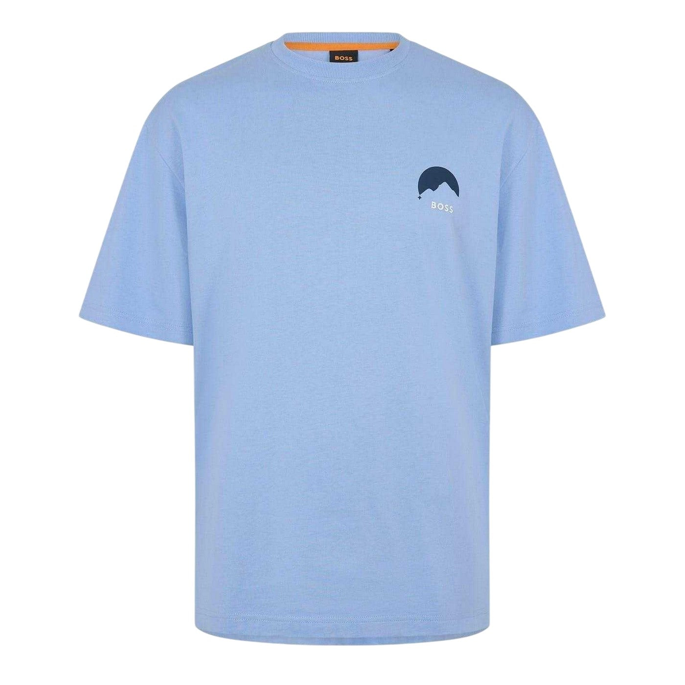 Blue - Front - Boss Mens HBO Move Regular T-Shirt