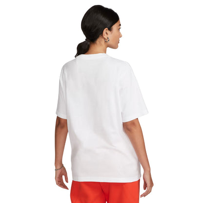 White-Black - Back - Nike Womens-Ladies Oversized T-Shirt