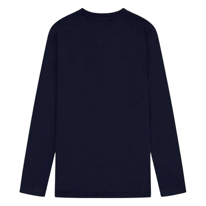 Navy - Back - Fenchurch Mens Minories Long-Sleeved T-Shirt