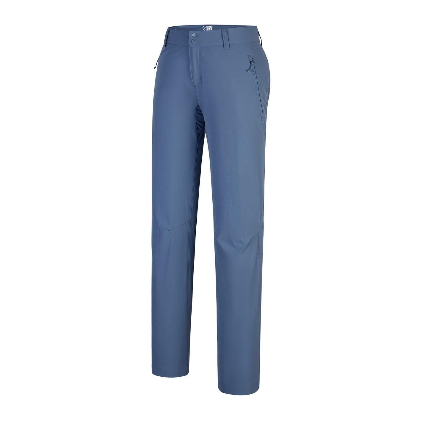 Blue - Side - Karrimor Womens-Ladies Straight Leg Regular Trousers