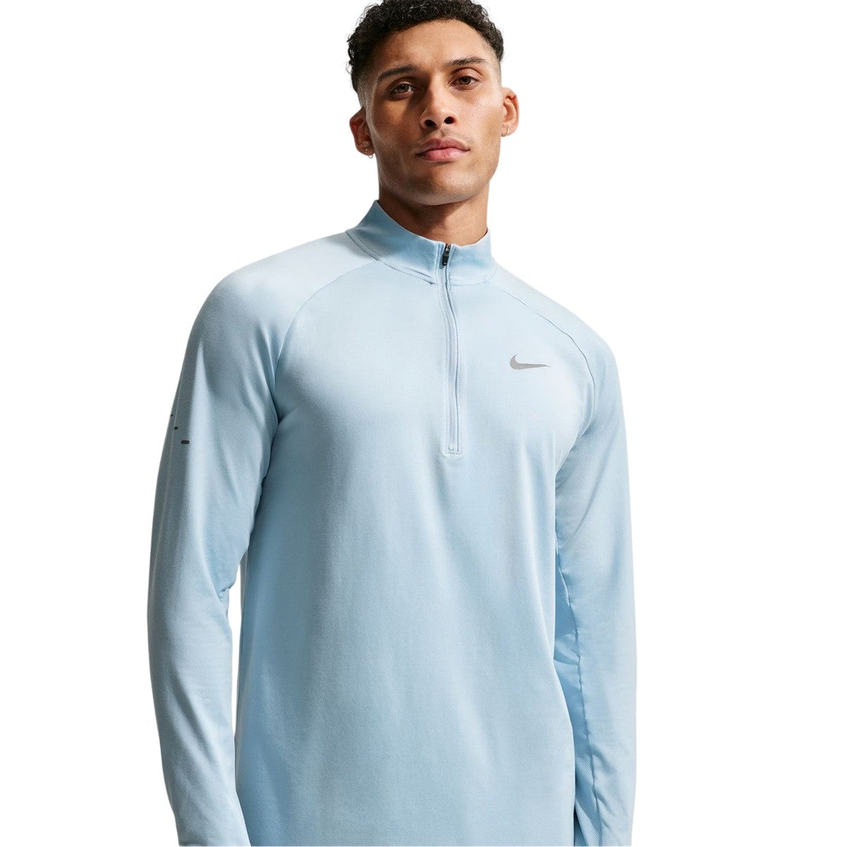 Blue - Side - Nike Mens Stride Running Top