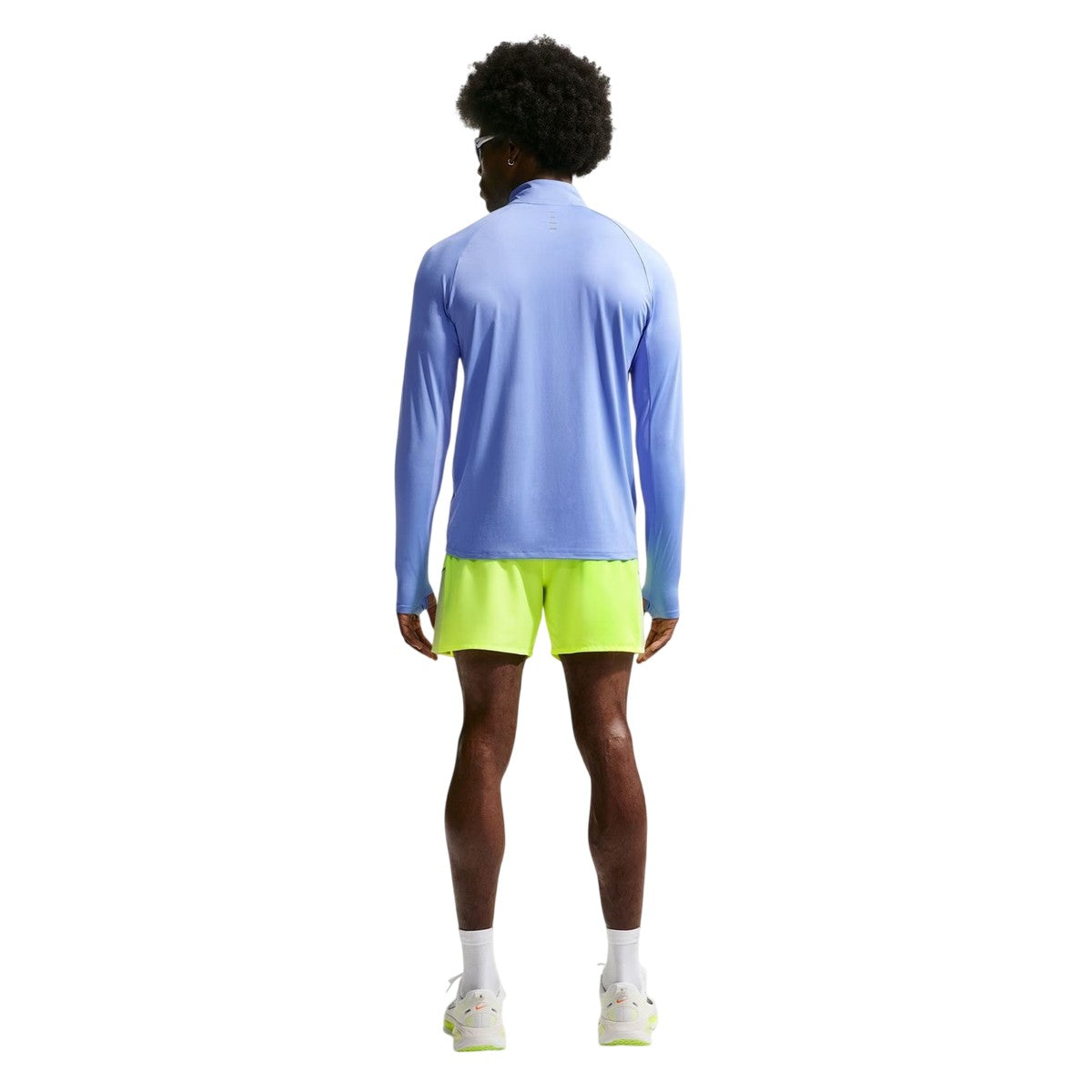 Royal Blue - Back - Nike Mens Stride Running Top