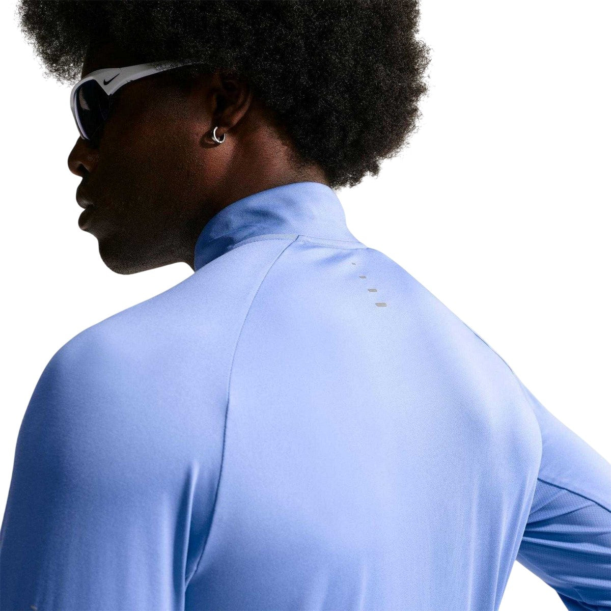 Royal Blue - Side - Nike Mens Stride Running Top