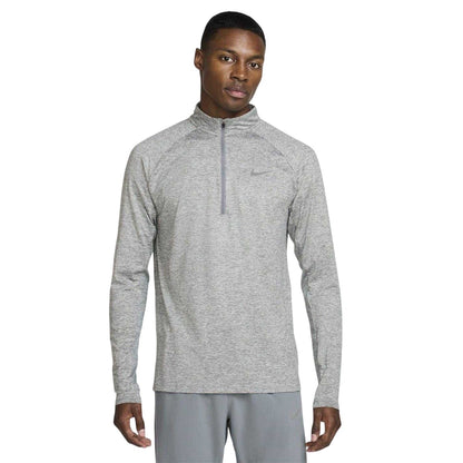 Smoke Grey - Front - Nike Mens Stride Running Top