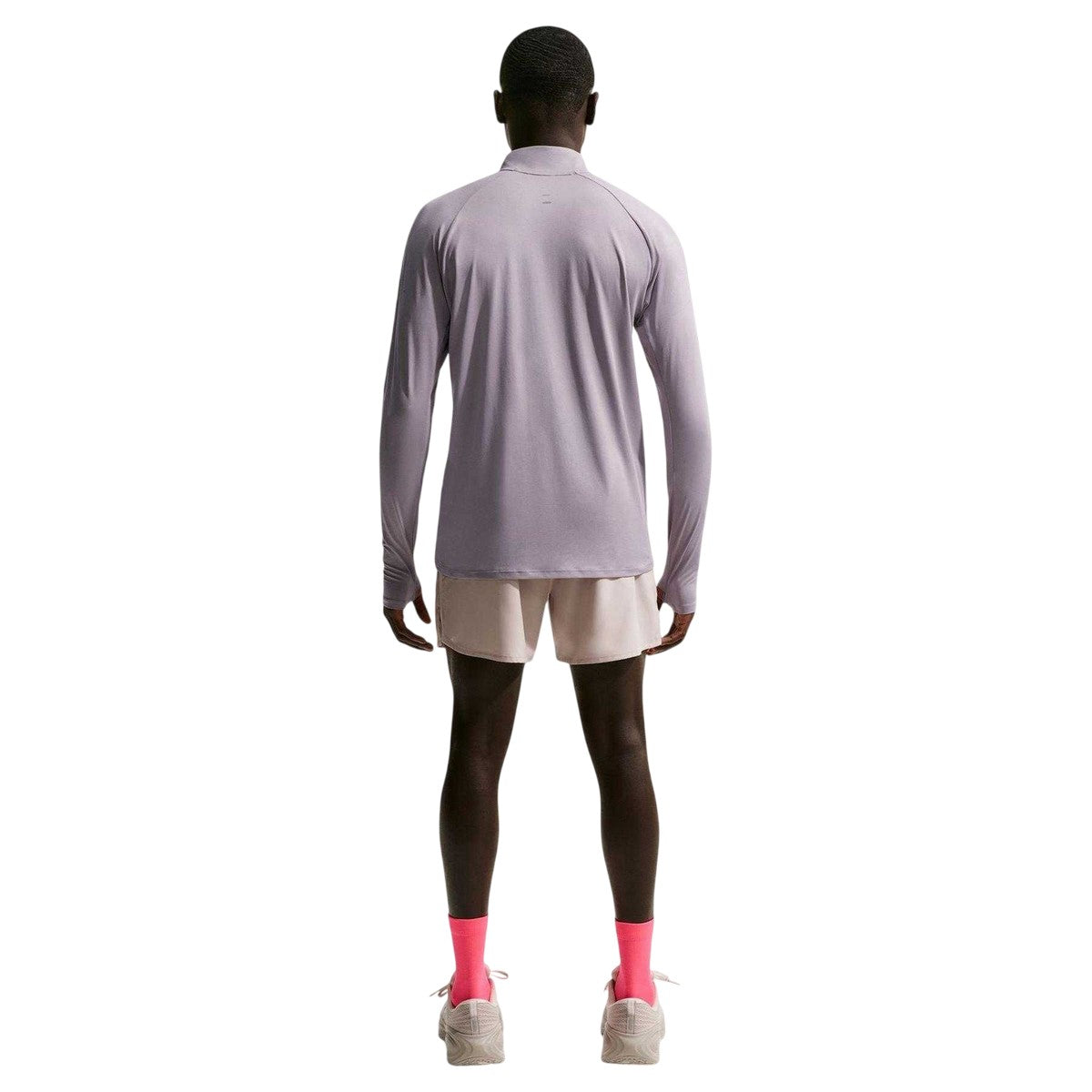 Violet Purple - Back - Nike Mens Stride Running Top