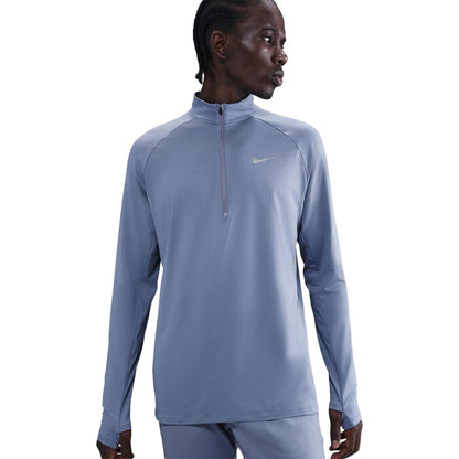 Indigo - Front - Nike Mens Stride Running Top
