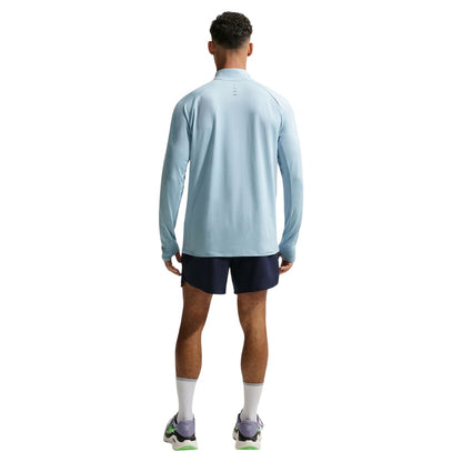 Blue - Back - Nike Mens Stride Running Top
