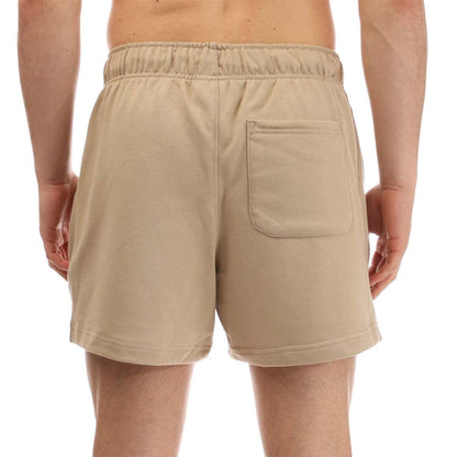 Stone - Back - New Balance Mens Balance French Terry Shorts