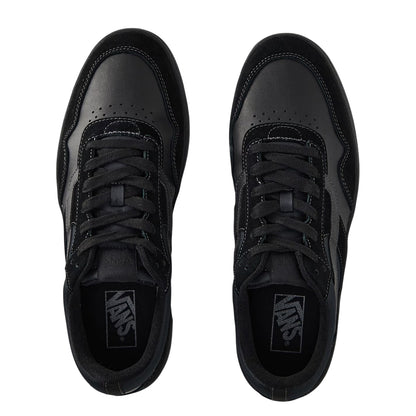 Black - Side - Vans Womens-Ladies Cruze 3.0 Leather Trainers
