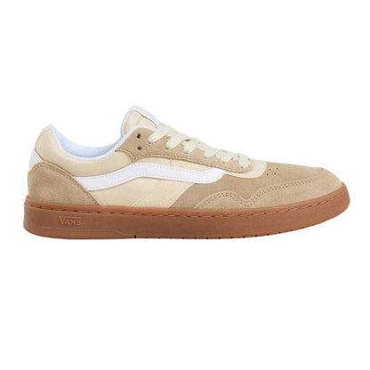 Khaki Brown - Front - Vans Womens-Ladies Cruze 3.0 Leather Trainers
