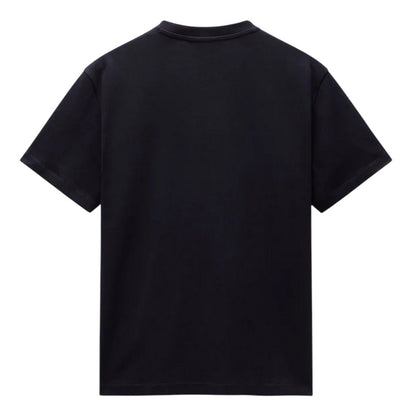 Black - Back - Napapijri Mens Box Logo T-Shirt