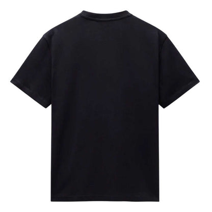 Black - Back - Napapijri Mens Box Logo T-Shirt