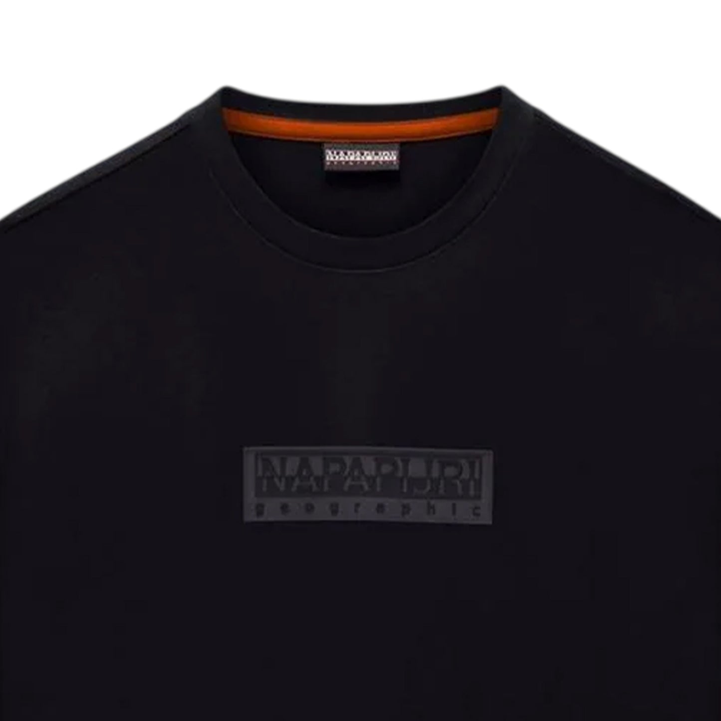 Black - Side - Napapijri Mens Box Logo T-Shirt