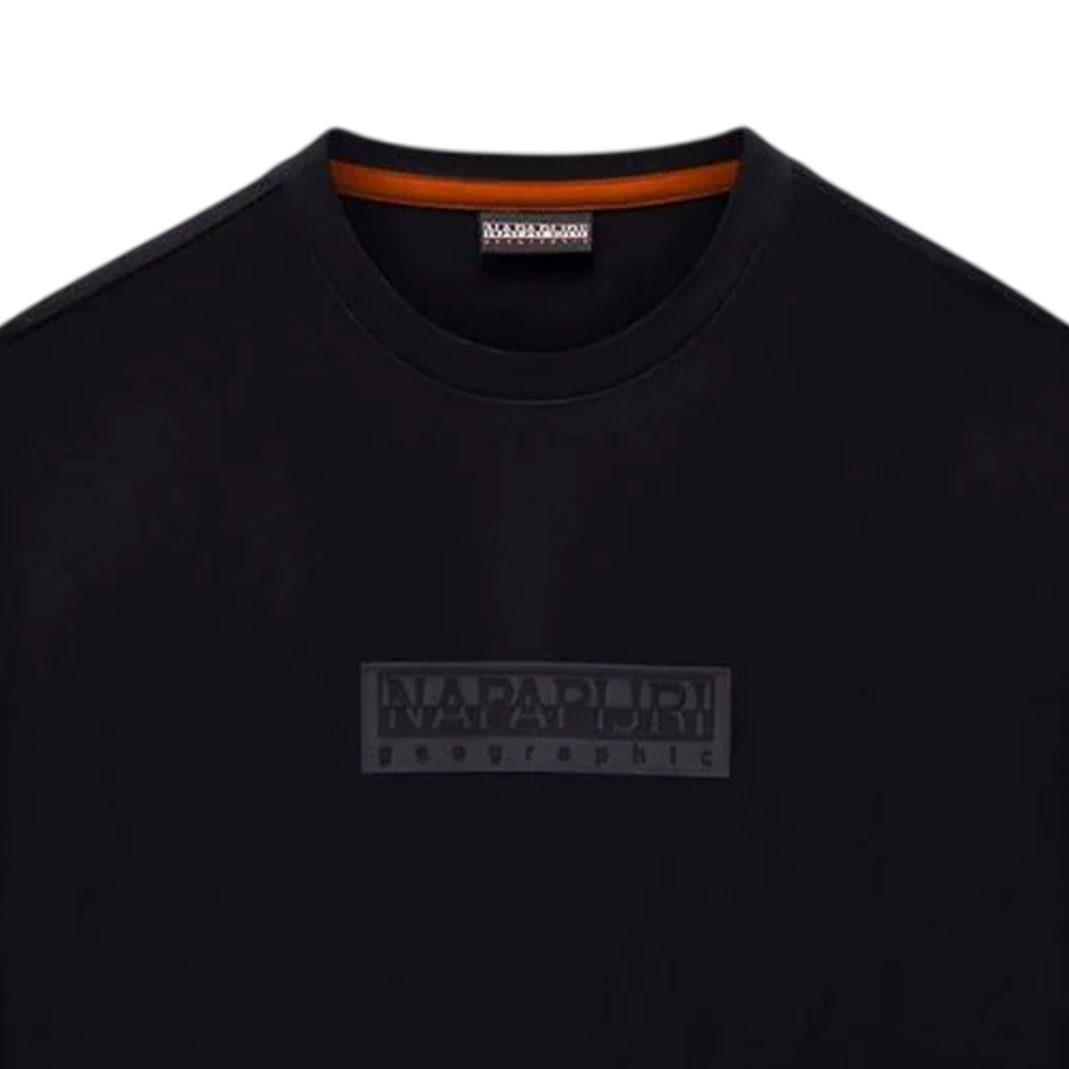 Black - Side - Napapijri Mens Box Logo T-Shirt