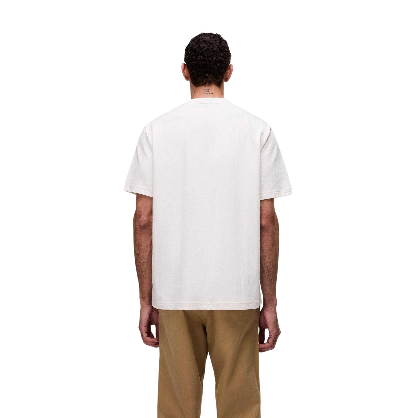White - Lifestyle - Napapijri Mens Box Logo T-Shirt