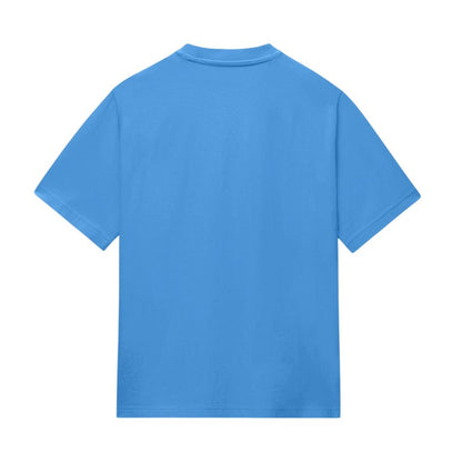 Blue - Back - Napapijri Mens Box Logo T-Shirt