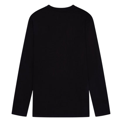 Black - Back - Fenchurch Mens Goulston Long-Sleeved T-Shirt