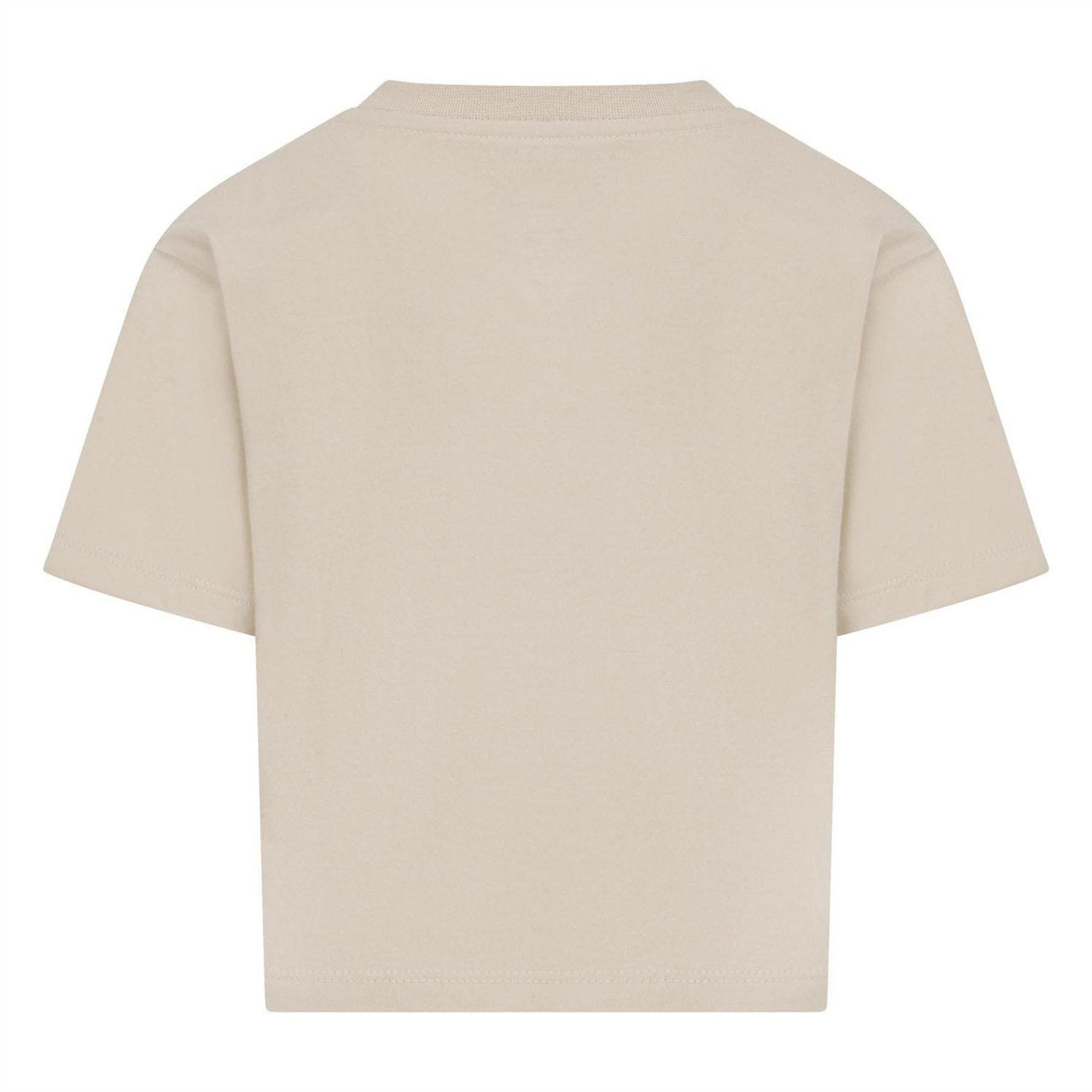Sand - Back - Nike Girls Sci-Dye Boxy T-Shirt