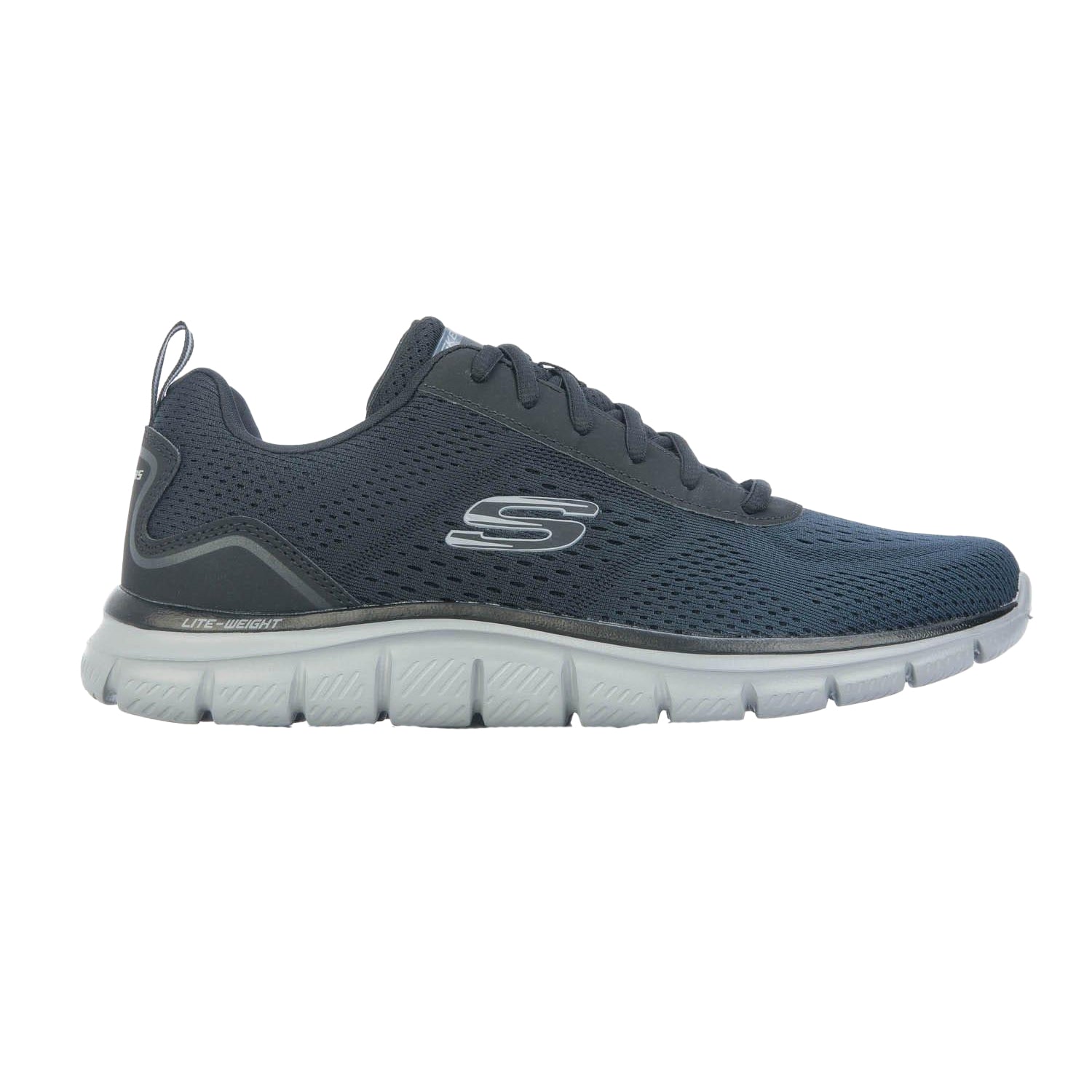 Navy - Back - Skechers Mens Track Ripkent Trainers