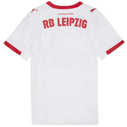 White-Red - Back - RB Leipzig Childrens-Kids Puma Home Shirt
