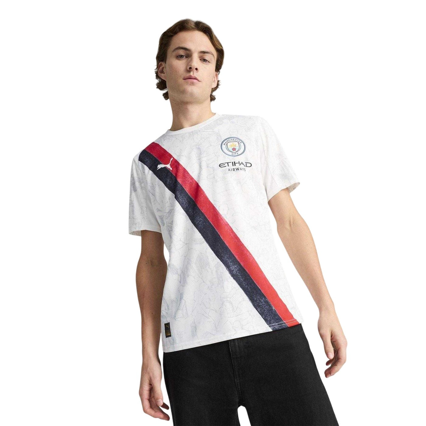 White - Lifestyle - Puma Mens Manchester City Football Shirt