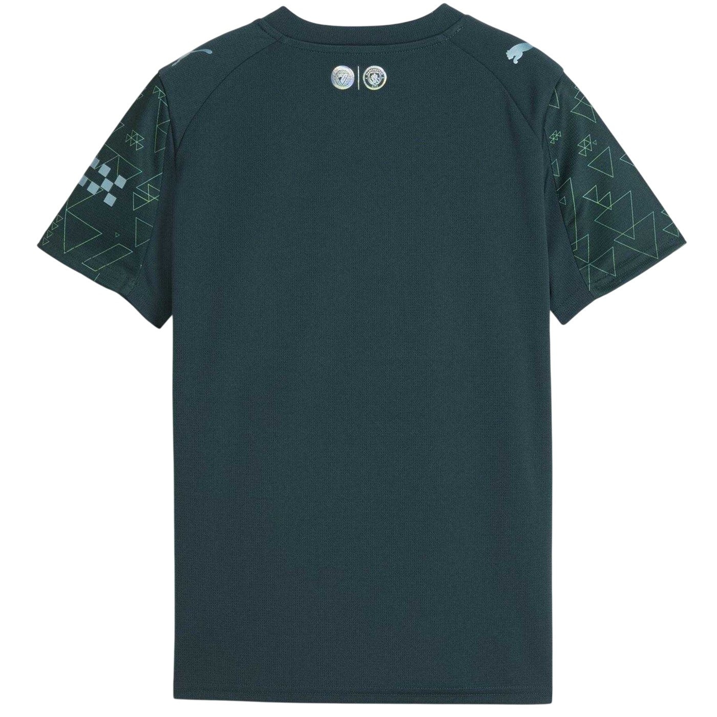 Green - Back - Puma Childrens-Kids 25-26 Manchester City FC Jersey