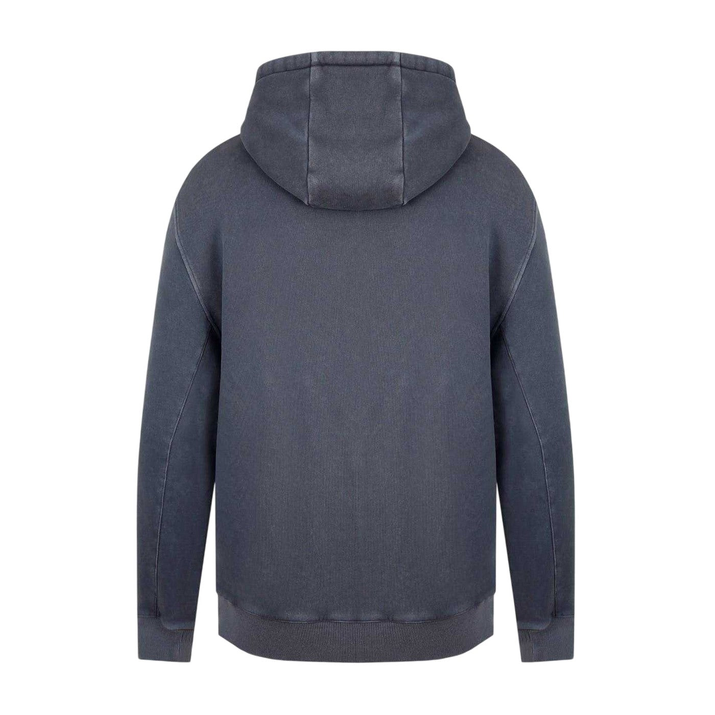 Grey - Back - SoulCal Mens NASA Hooded Drawstring Hoodie