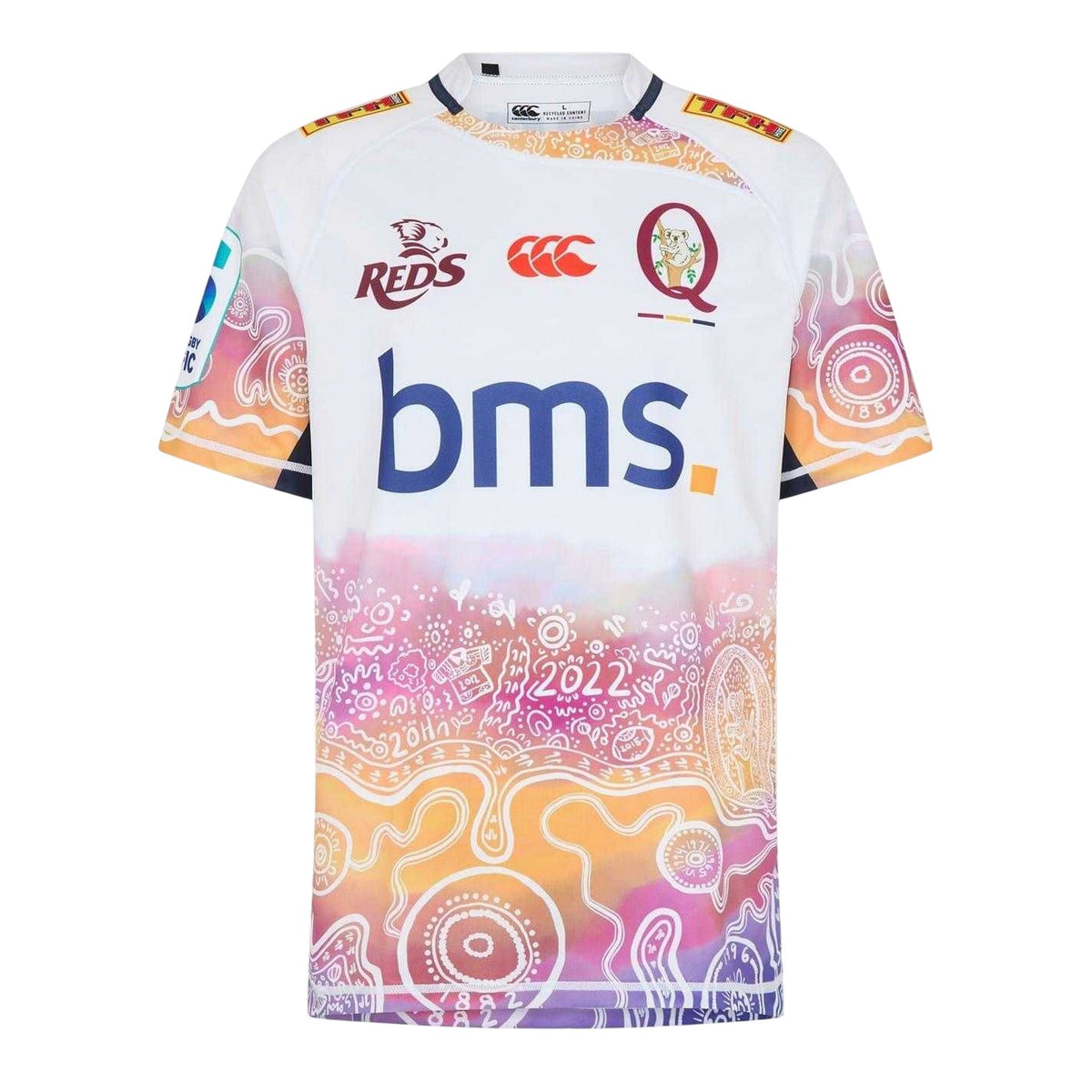 Navy - Front - Canterbury Unisex Adult Indigenous Regular Rugby Shirt