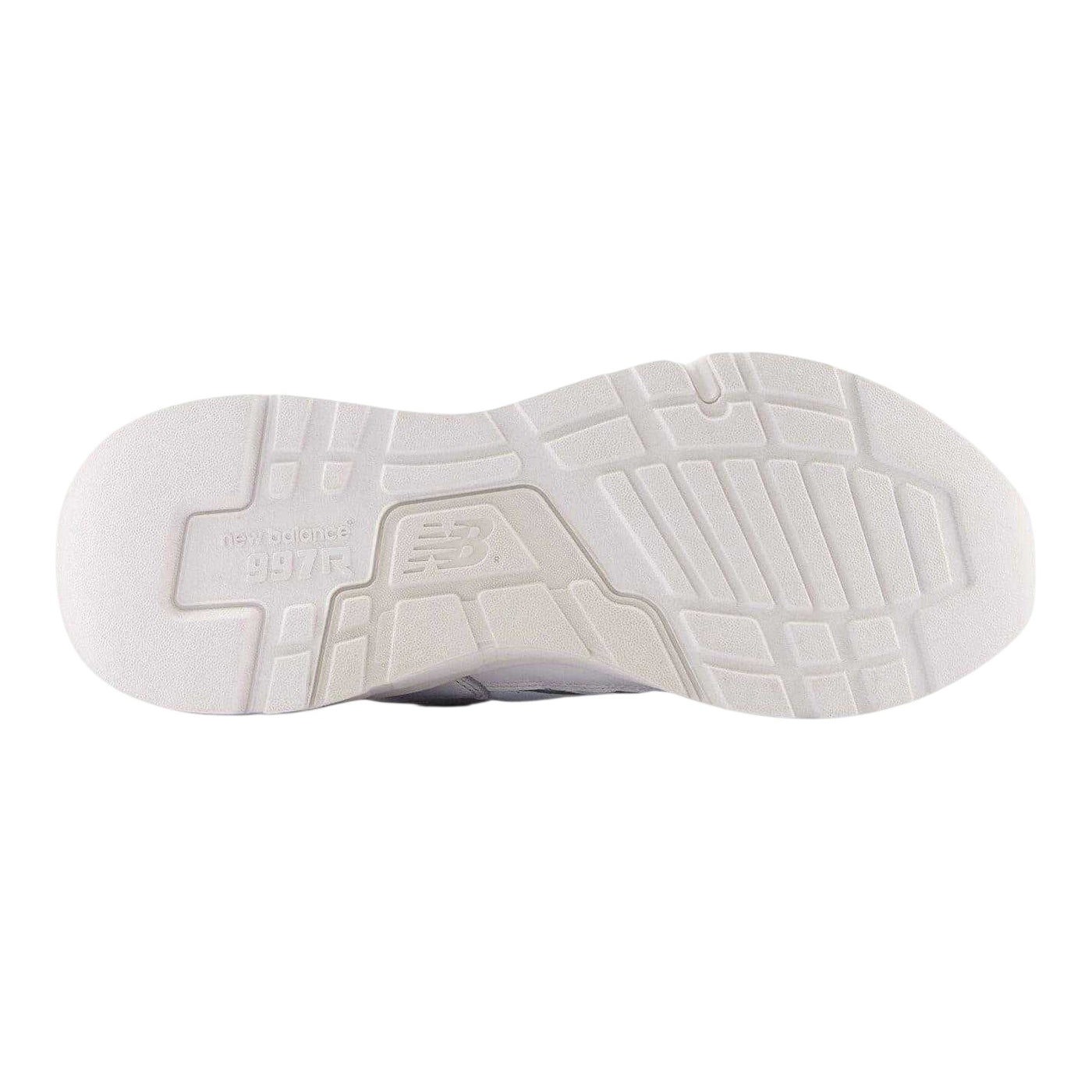 White - Side - New Balance Mens 977r Leather Flat Trainers