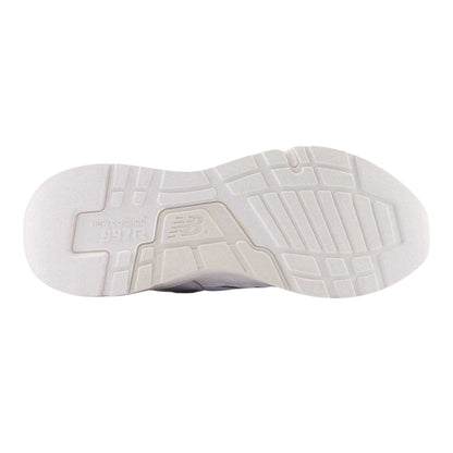 White - Side - New Balance Mens 977r Leather Flat Trainers