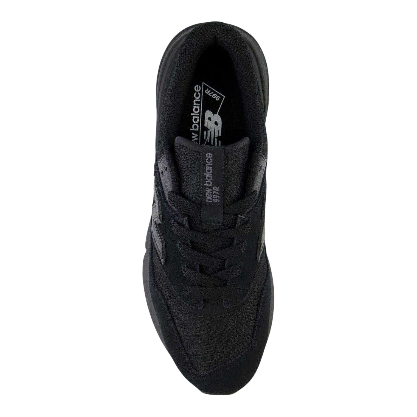Black - Lifestyle - New Balance Mens 977r Leather Flat Trainers