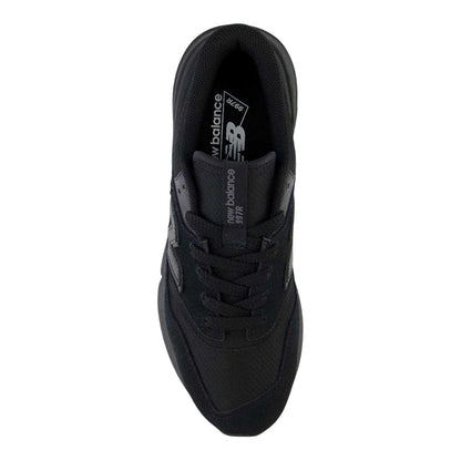 Black - Lifestyle - New Balance Mens 977r Leather Flat Trainers