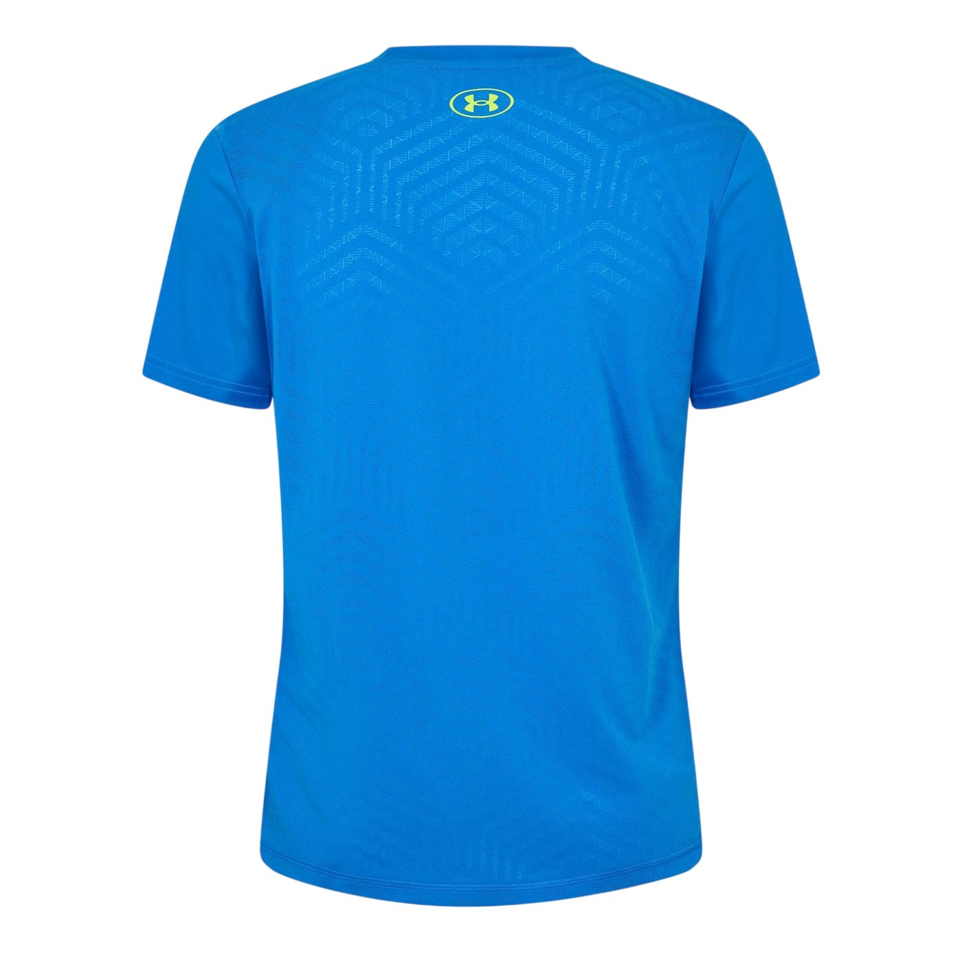 Blue-Yellow - Back - Under Armour Mens Challenger Pro Crew Neck T-Shirt