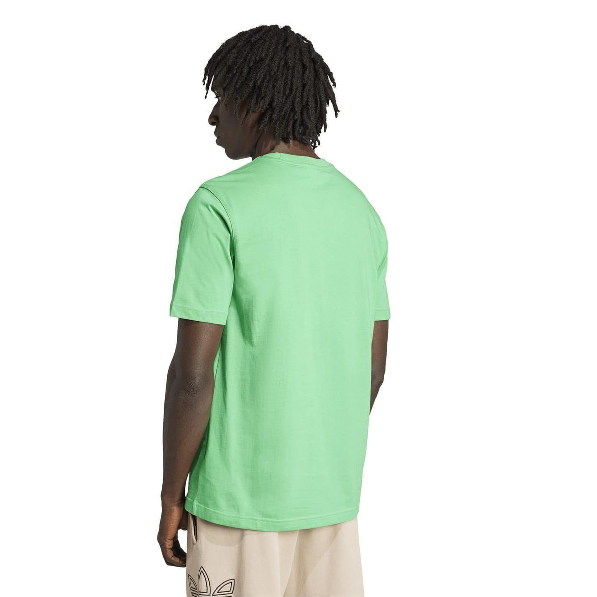 Green - Back - Adidas Mens Trefoil Jersey T-Shirt